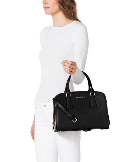 michael kors reese satchel uk|Michael Kors opened satchel purse.